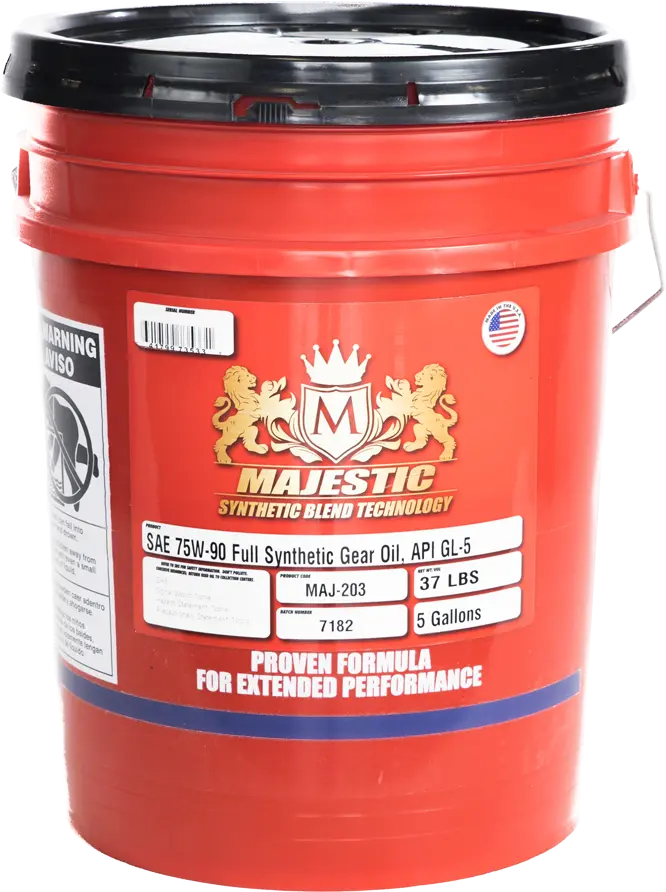 80-90W Majestic Oil 5 Gallon Bucket 